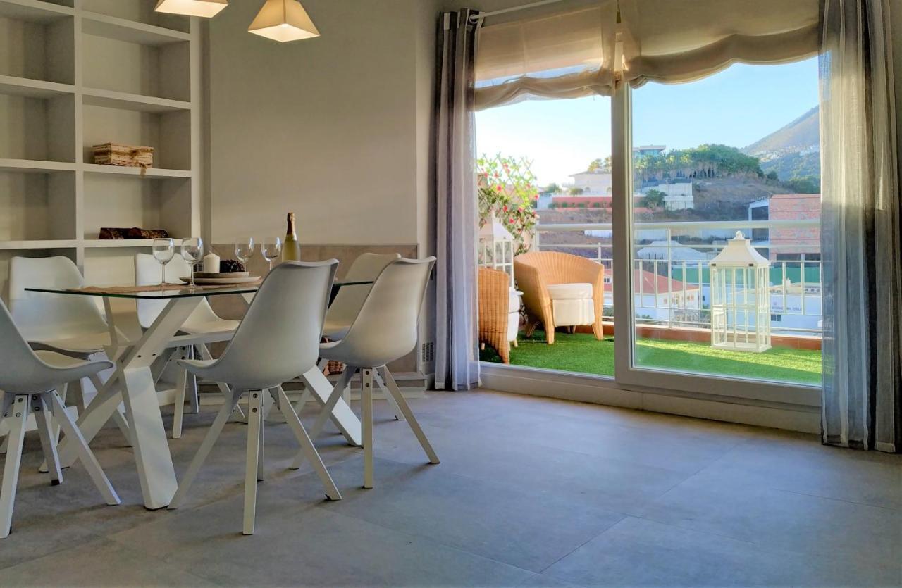 Pena Beach 3 Bedroom Duplex, Bbq, Pool, Sea Views, Benalmádena Exterior foto