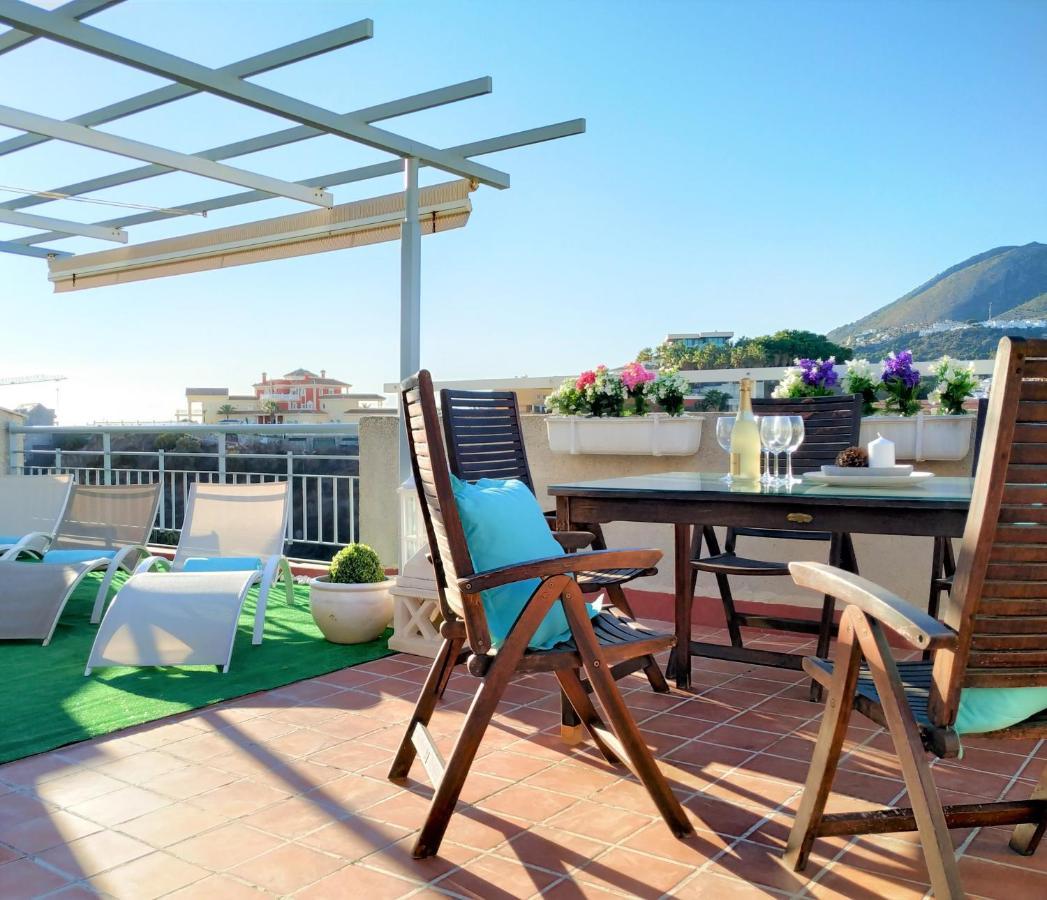 Pena Beach 3 Bedroom Duplex, Bbq, Pool, Sea Views, Benalmádena Exterior foto
