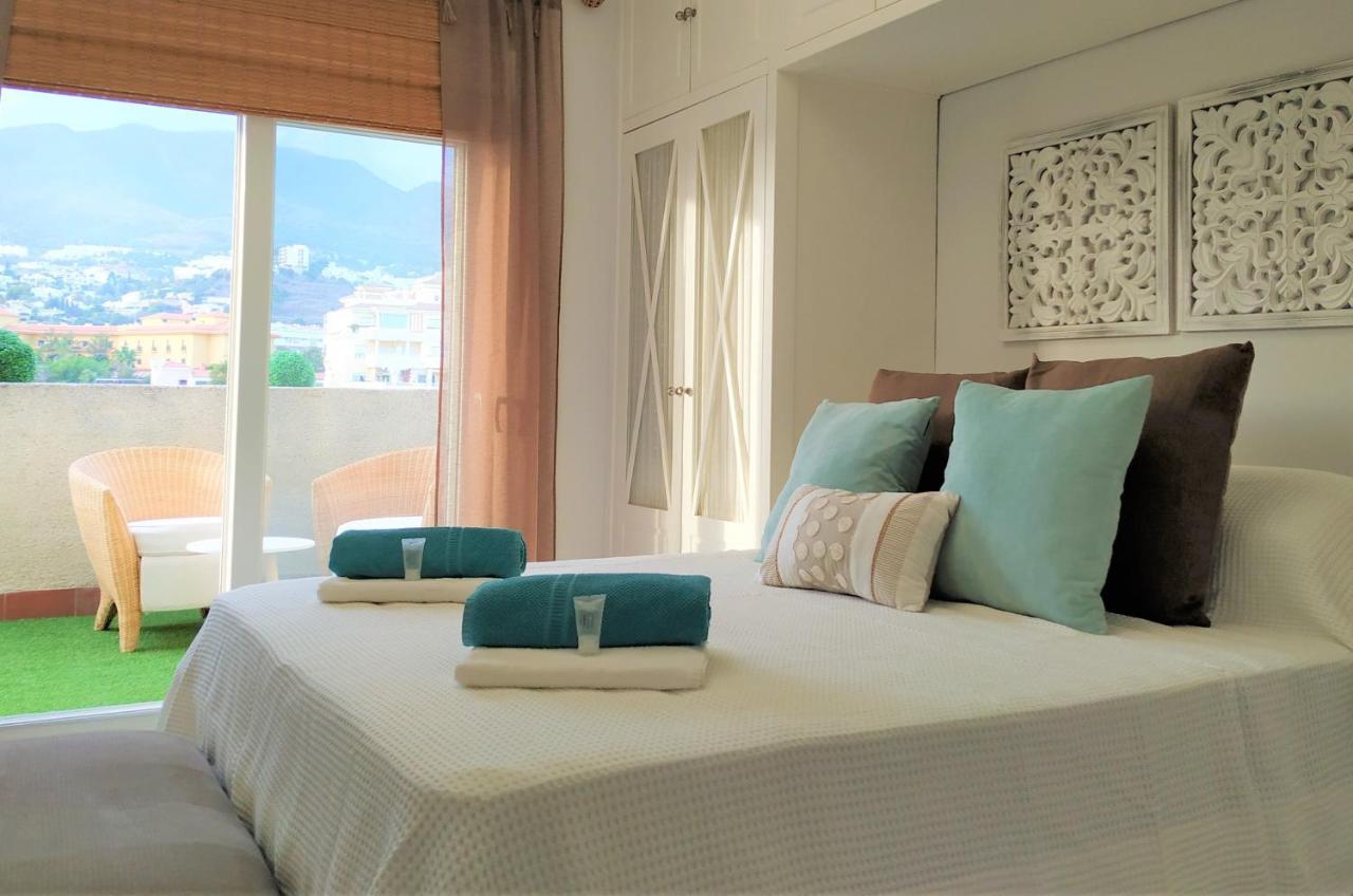Pena Beach 3 Bedroom Duplex, Bbq, Pool, Sea Views, Benalmádena Exterior foto